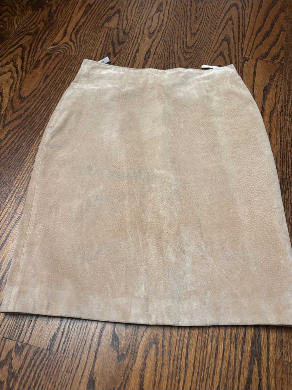 Suede Cream Women's Skirt